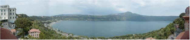 Lago Albano, Alban Hills - View from the Hotel Bedroom Window!