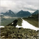 Click to enlarge photo of the challenging 2 week hike from Abisko to Nikkaluokta - Via Kebnekaise-2117Metres-Sweden's Highest Peak