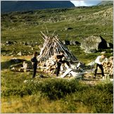 Click to enlarge photo of the challenging 2 week hike from Abisko to Nikkaluokta - Via Kebnekaise-2117Metres-Sweden's Highest Peak