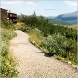 Click to enlarge photo of the challenging 2 week hike from Abisko to Nikkaluokta - Via Kebnekaise-2117Metres-Sweden's Highest Peak