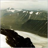 Click to enlarge photo of the challenging 2 week hike from Abisko to Nikkaluokta - Via Kebnekaise-2117Metres-Sweden's Highest Peak