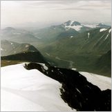 Click to enlarge photo of the challenging 2 week hike from Abisko to Nikkaluokta - Via Kebnekaise-2117Metres-Sweden's Highest Peak
