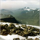 Click to enlarge photo of the challenging 2 week hike from Abisko to Nikkaluokta - Via Kebnekaise-2117Metres-Sweden's Highest Peak