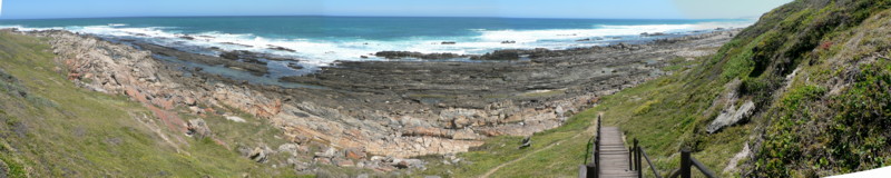 Indian Ocean Coastline south of Port Elizabeth near to the Cape Recife Nature Reserve -  Eastern Cape - South Africa